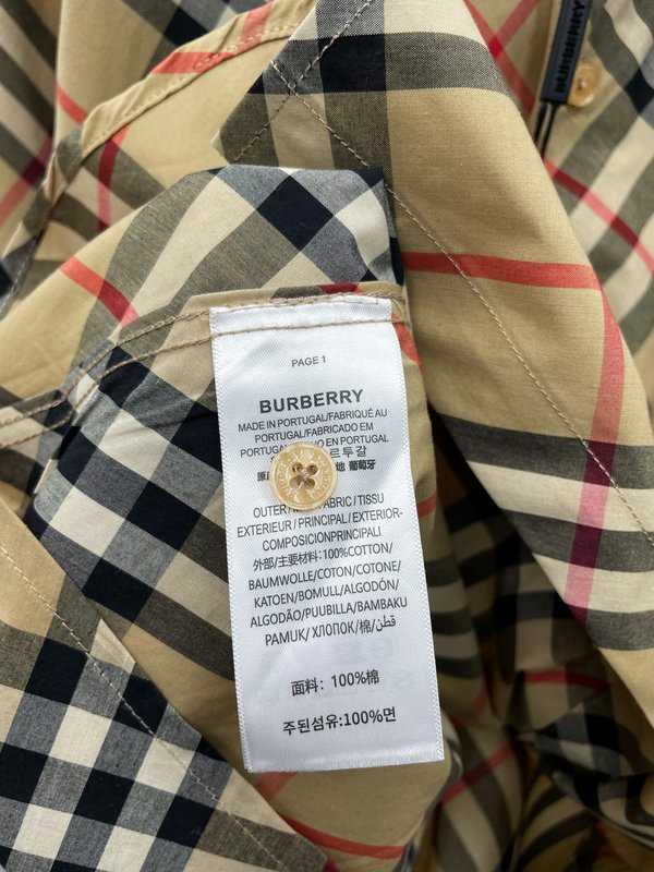 버버리 클래식 체크 긴팔 셔츠 001-206981