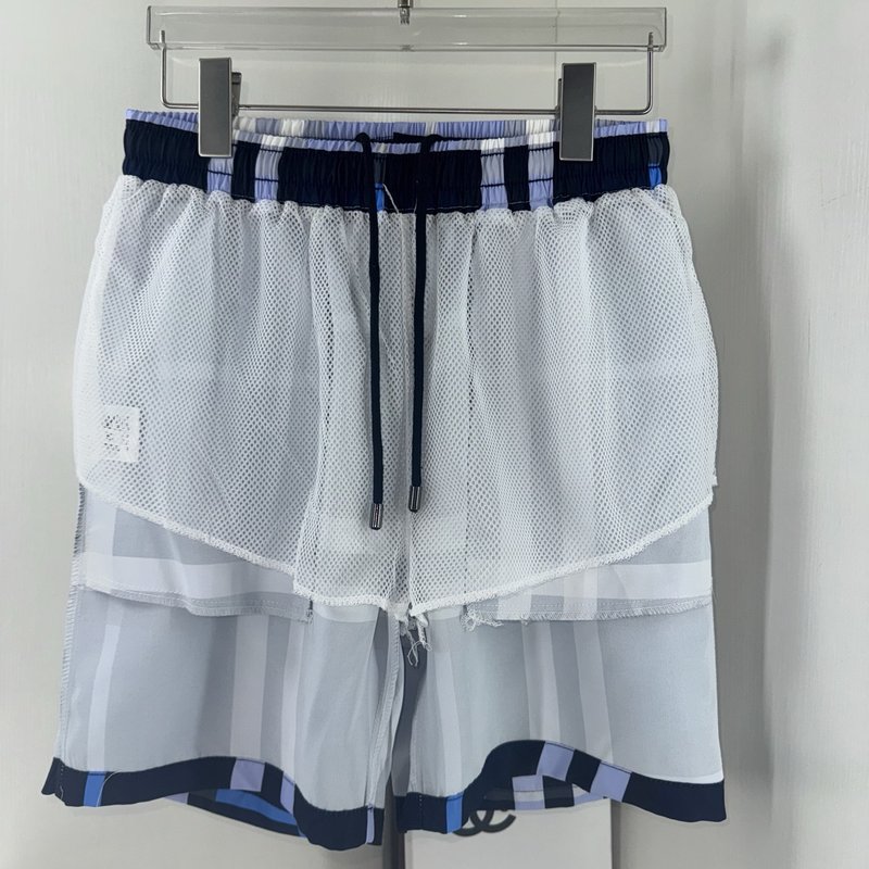 버버리 남성 여름 캐주얼 체크 반바지 001-207065
