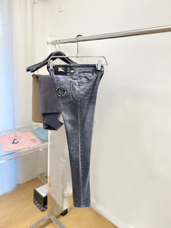버버리 남성 봄여름 고급 데님 진 001-207128