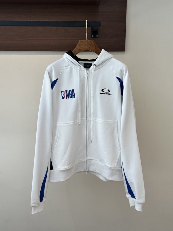 발렌시아가 NBA 콜라보 플리스 후드 자켓 001-207246