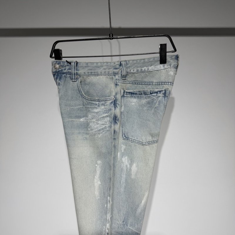 발렌시아가 핸드페인팅 루즈핏 데님 팬츠 001-207257