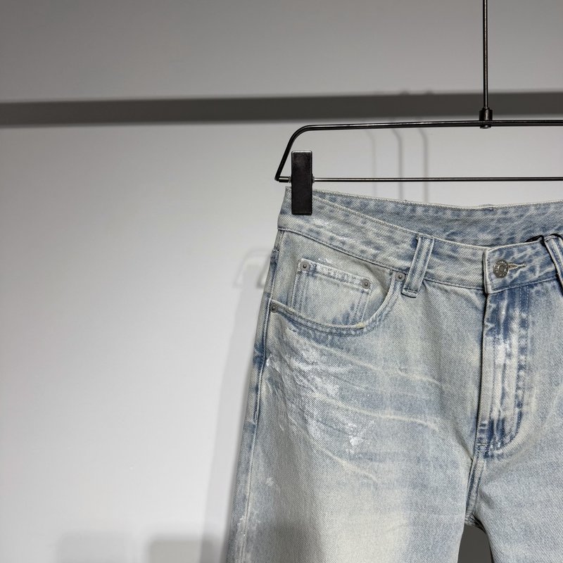 발렌시아가 핸드페인팅 루즈핏 데님 팬츠 001-207257