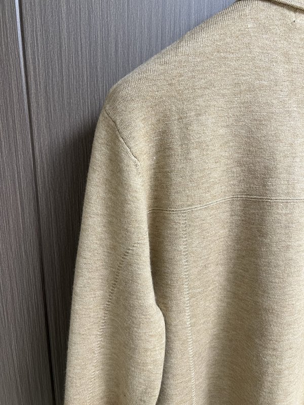 Kiton 가을 겨울 울 플립 칼라 재킷 아우터 001-207832