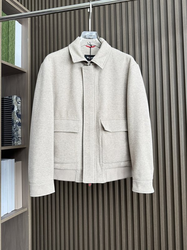 Kiton 올드머니 스타일 가을 겨울 울 재킷 001-207839
