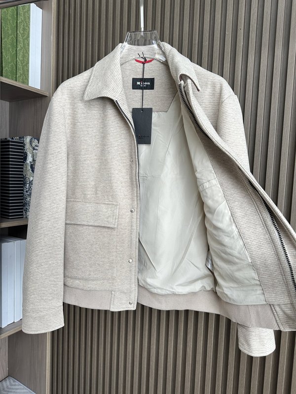 Kiton 올드머니 스타일 가을 겨울 울 재킷 001-207839