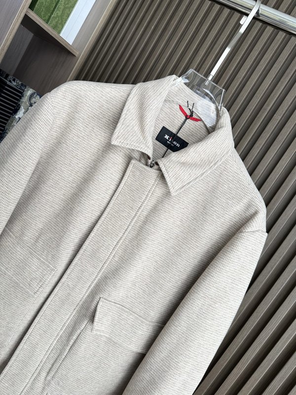 Kiton 올드머니 스타일 가을 겨울 울 재킷 001-207839