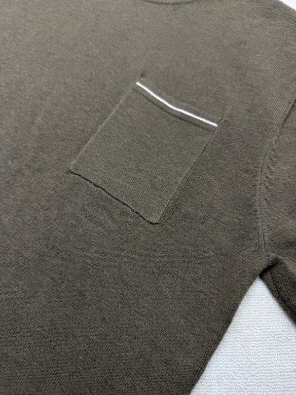 Kiton 니트 긴팔 라운드넥 상의 001-207853