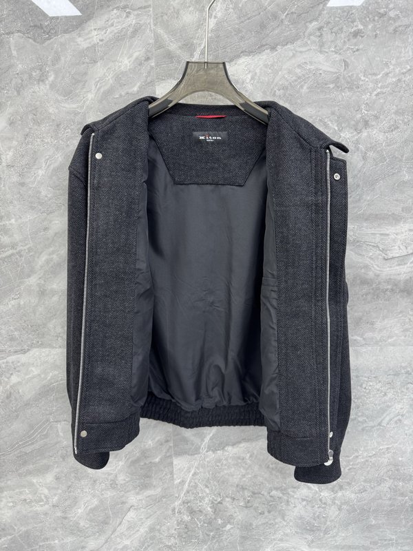 Kiton 프리미엄 울 블레이저 재킷 001-207884