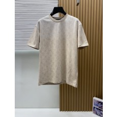 루이비통 남성 순면 라운드넥 반팔 티셔츠 001-207933