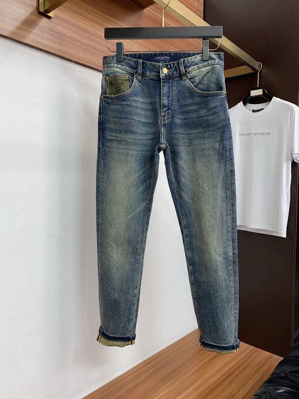 루이비통 남성 슬림 스트레이트 진 001-207975