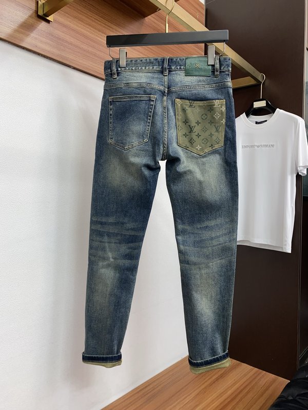 루이비통 남성 슬림 스트레이트 진 001-207975