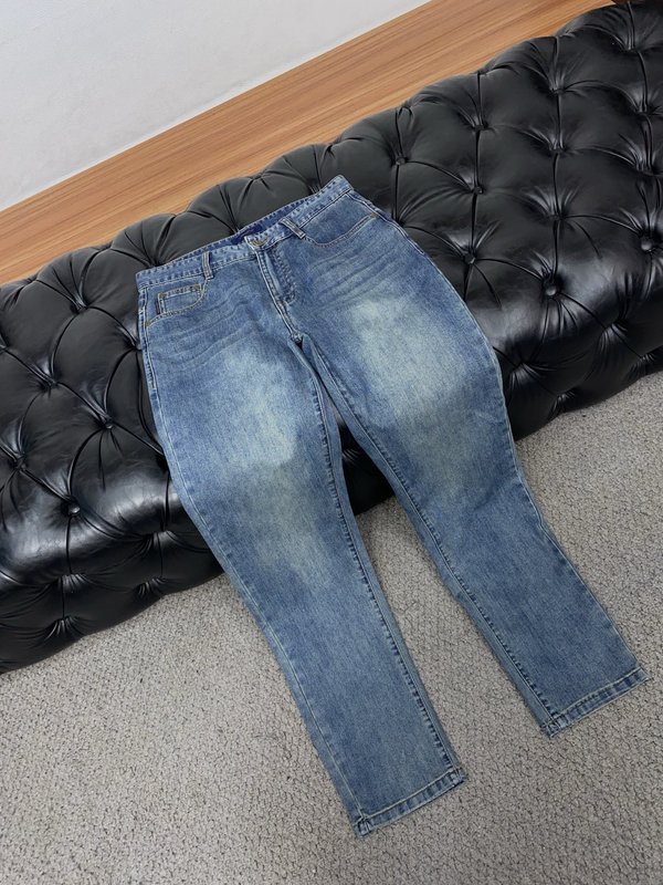 루이비통 남성 슬림 스트레이트 진 001-207978
