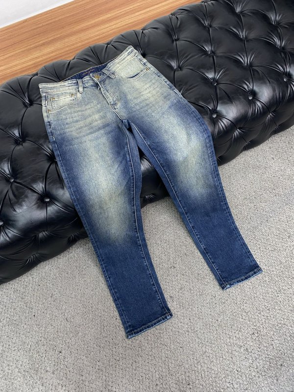 루이비통 남성 슬림 스트레이트 진 001-207981