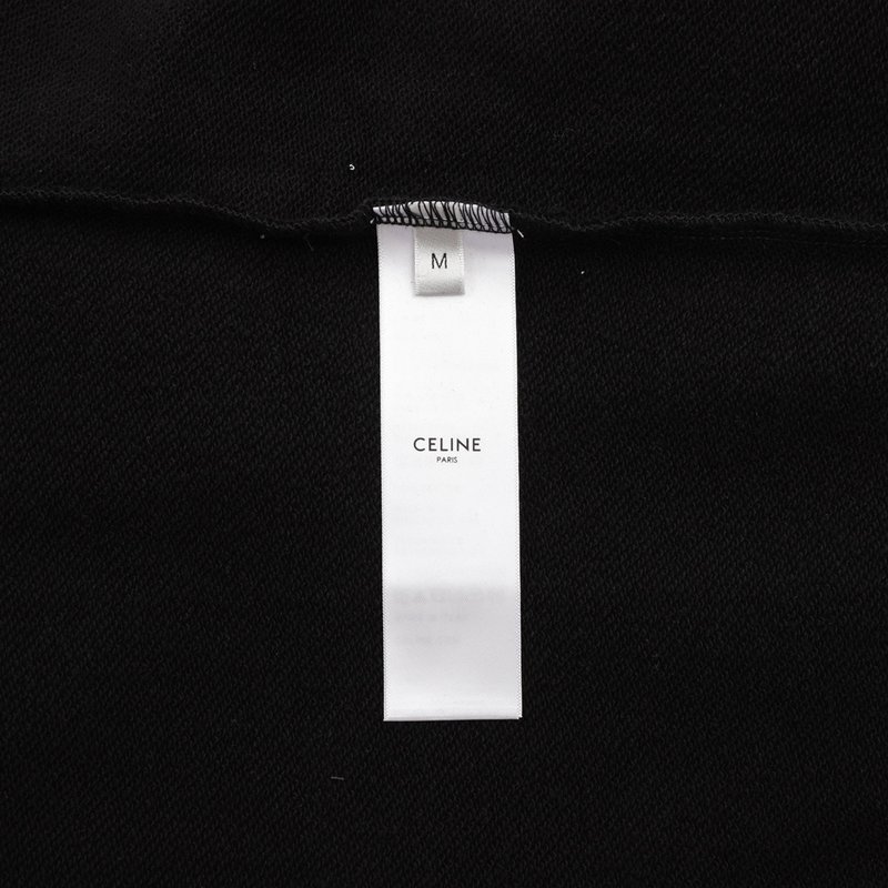 셀린 리벳 다이아몬드 레터 후드 티셔츠 001-208389