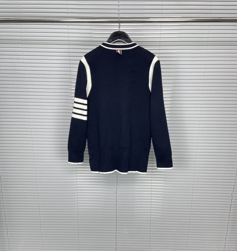 톰브라운 4 바 스트라이프 카디건 자켓 001-208635