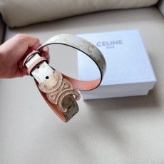 셀린 트라이엄프 소가죽 벨트 2.5cm 폭 001-210506