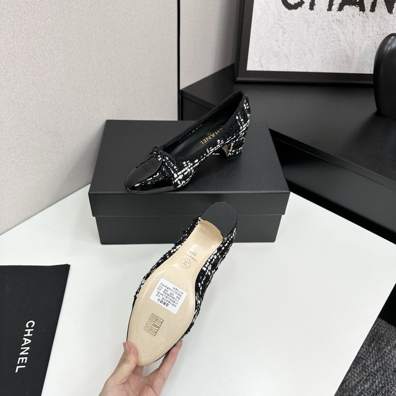 클래식 투톤 슬링백 발레 슈즈 001-212988