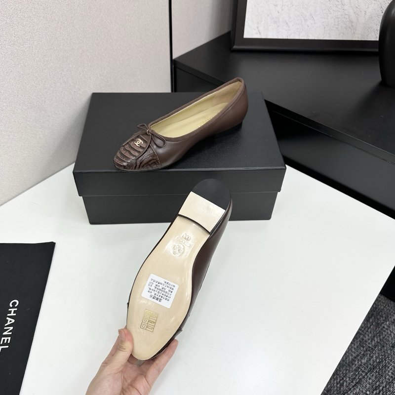 클래식 투톤 슬링백 발레슈즈 001-213099