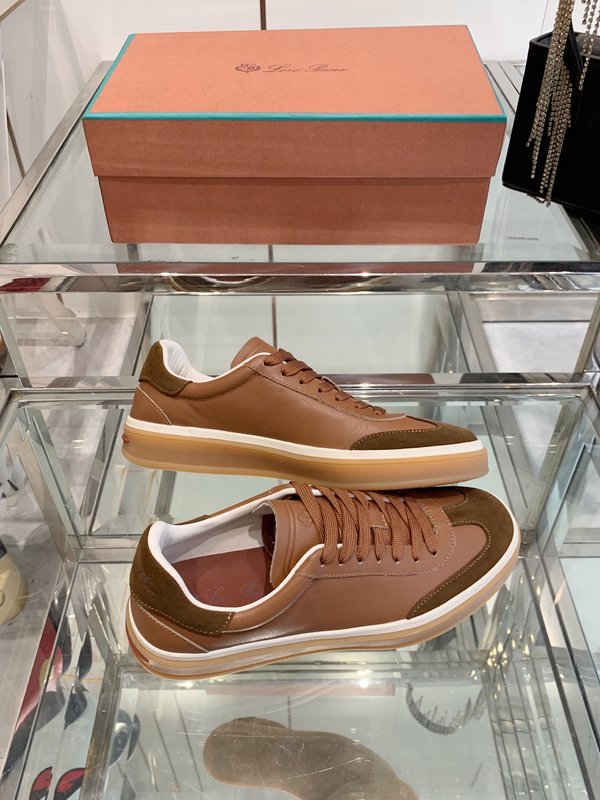 로로 피아나 남성 스웨이드 트레이닝 스니커즈 001-213859