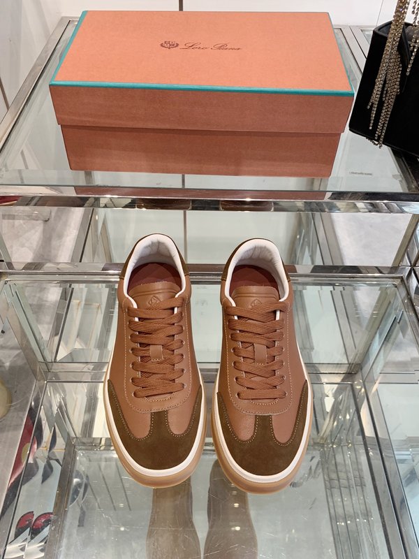 로로 피아나 남성 스웨이드 트레이닝 스니커즈 001-213859