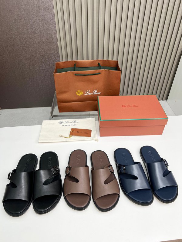 로로 피아나 수입 소가죽 핸드메이드 샌들 001-213954
