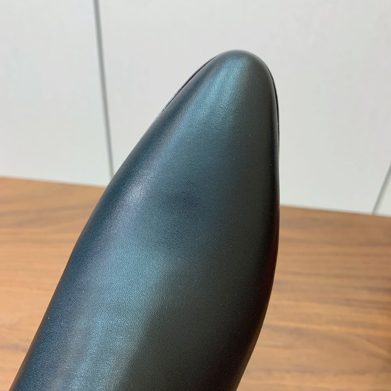 로로피아나 하이힐 앵클부츠 소가죽 양피 안감 001-213979