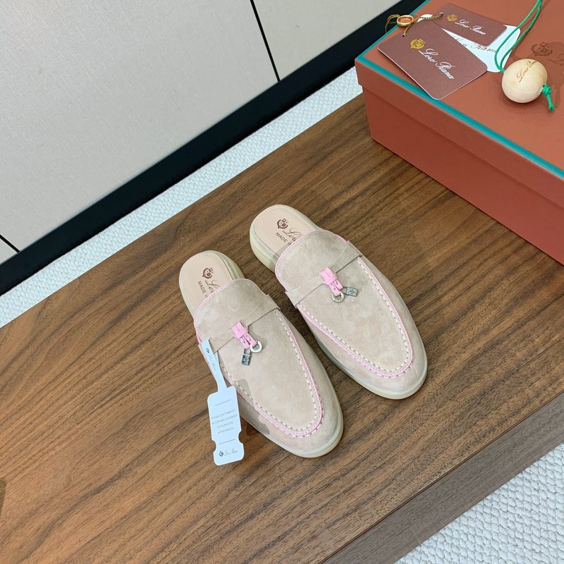 로로피아나 캐시미어 록 스티치 뮬 001-214040
