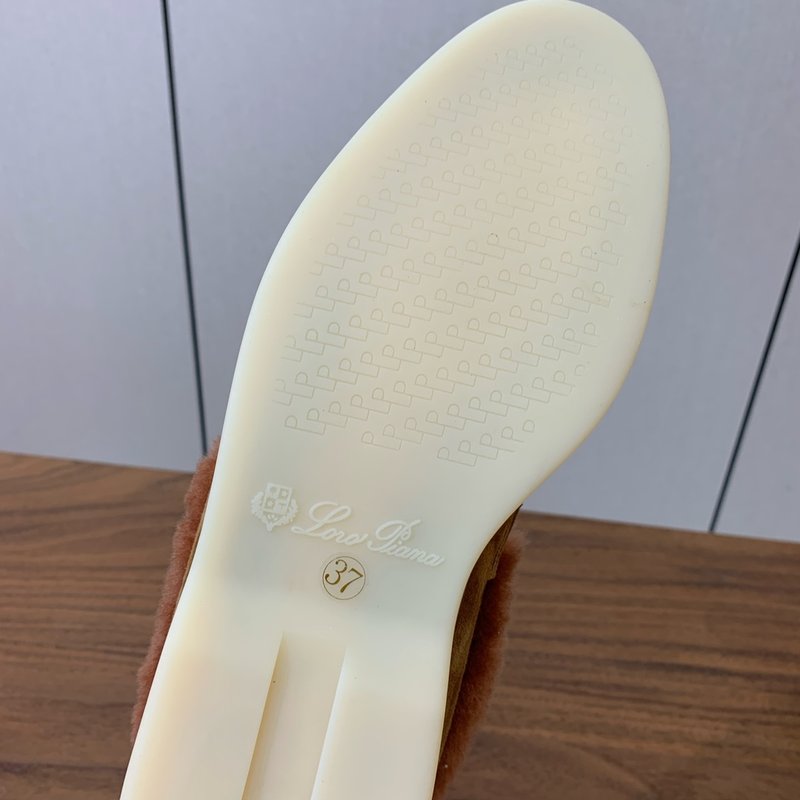 로로피아나 양모 칼라 로퍼 슈즈 001-214076