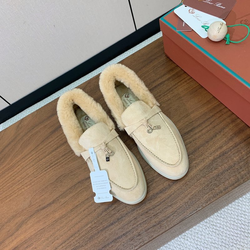 로로피아나 양모 로퍼 슈즈 001-214105