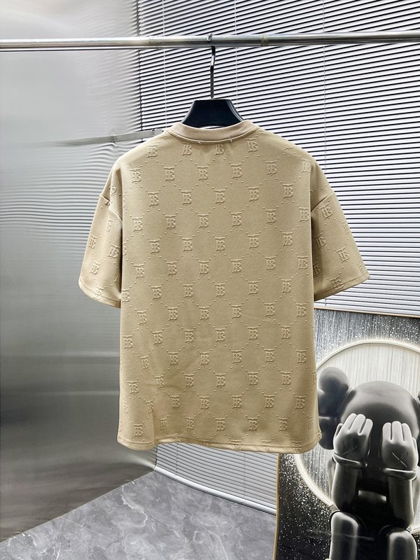 버버리 봄여름 캐주얼 반팔 반바지 세트 001-214991