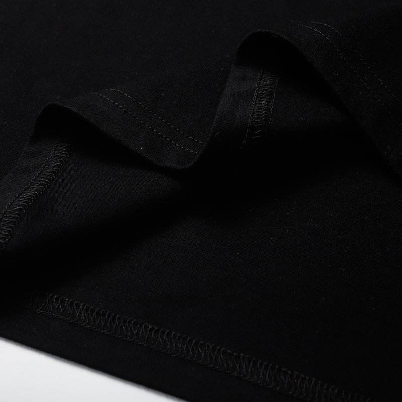 버버리 로고 자수 라운드넥 면 반팔 티셔츠 001-215102