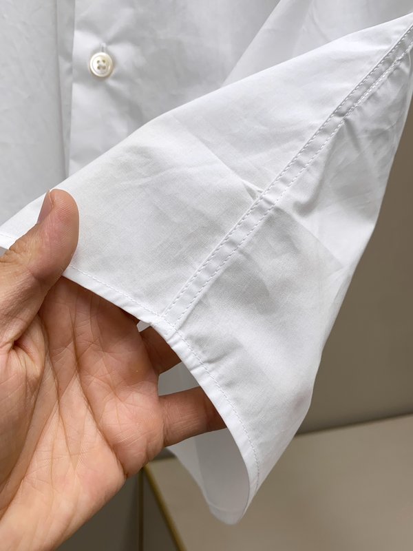 발렌시아가 남성 순면 자수 긴팔 셔츠 001-215387