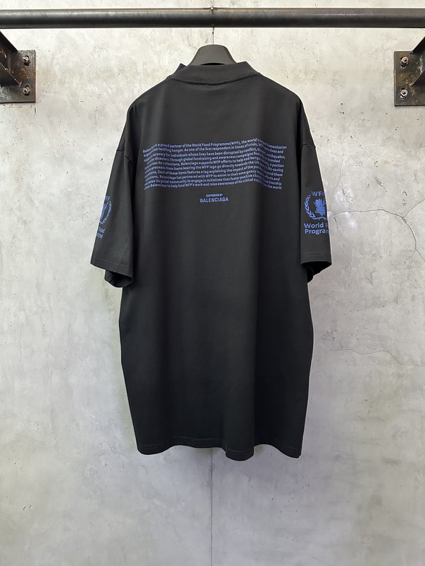 발렌시아가 콜라보 프린팅 반팔 티셔츠 001-215427