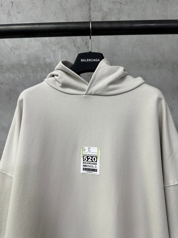 발렌시아가 한정 커플 후드 티셔츠 001-215459
