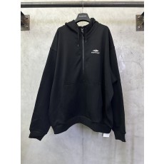 발렌시아가 스키 시리즈 후드 티셔츠 001-215488