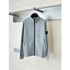 스톤 아일랜드 배지 지퍼 후드 자켓 001-215516