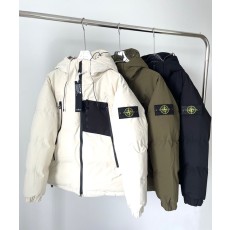 스톤아일랜드 기능성 두꺼운 보온 패딩 자켓 001-215582