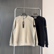 스톤아일랜드 라운드넥 기모 후드티 001-215593