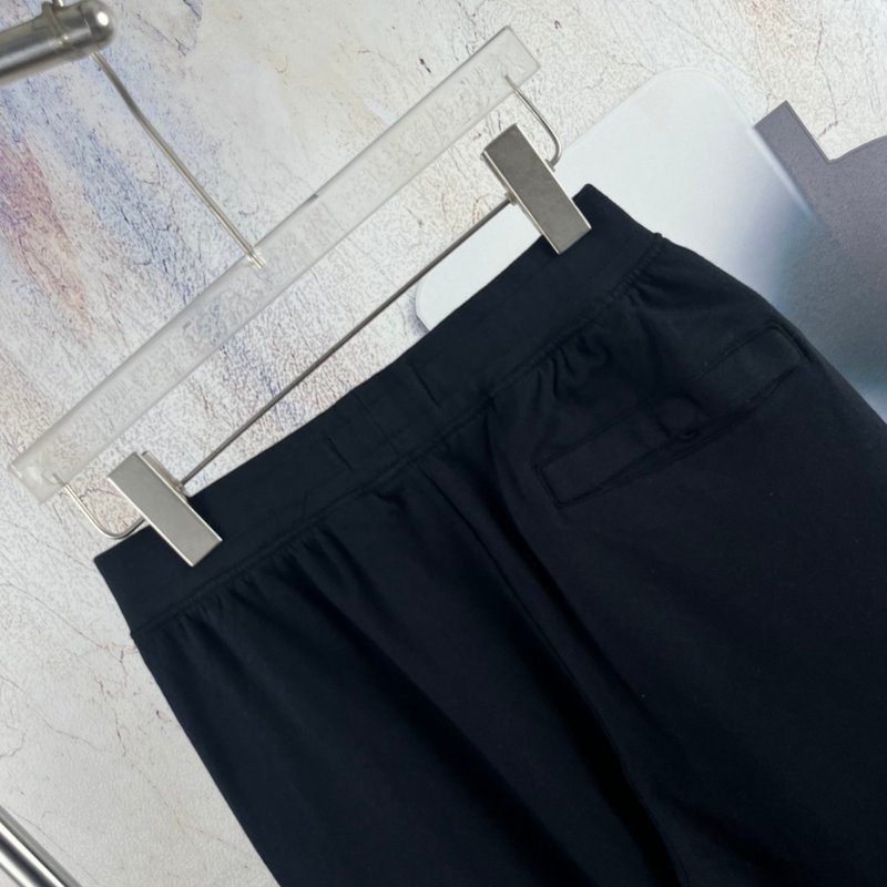 스톤아일랜드 블랙 나침반 카고 지퍼 팬츠 001-215802