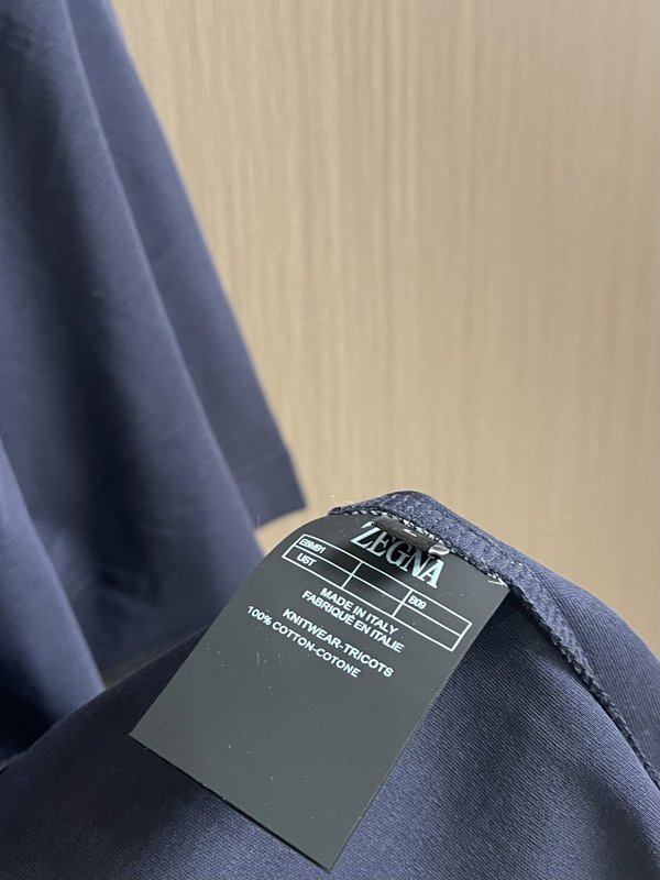 제냐 남성 라운드넥 반팔 티셔츠 001-215930