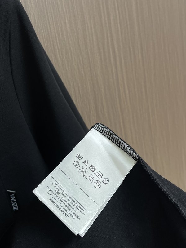 제냐 남성 커스텀 패브릭 반팔 티셔츠 001-215940