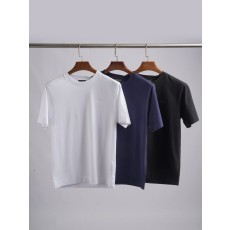 제니아 남성 광택 자수 반팔 티셔츠 001-216018