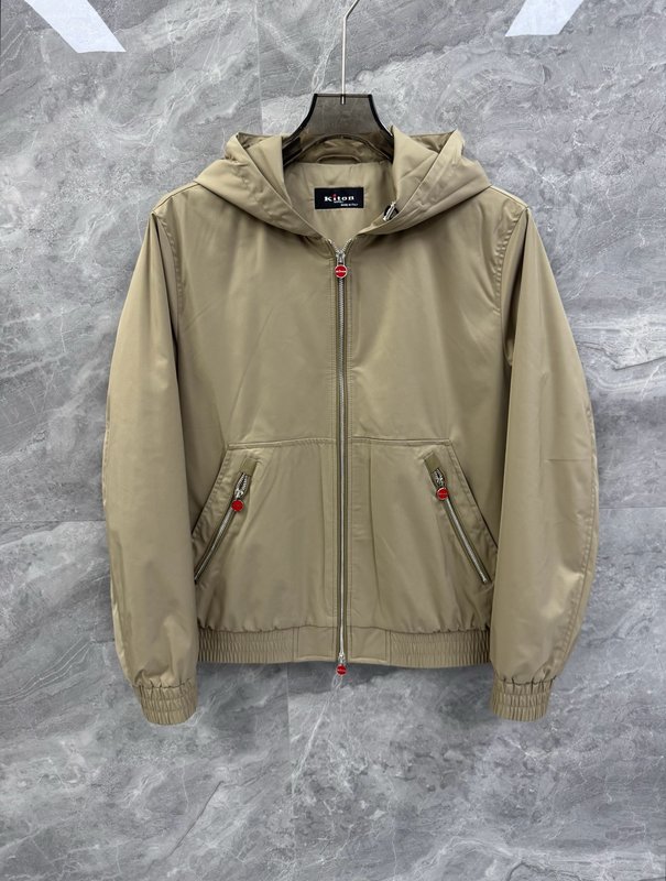 Kiton 후드 패딩 숏 자켓 아우터 001-216057
