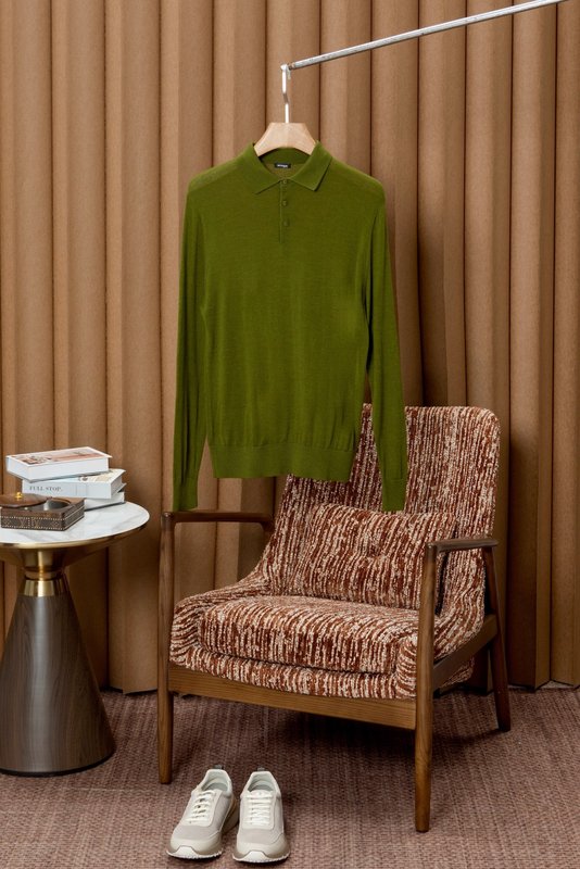 Kiton 남성 폴로넥 울 스웨터 001-216064