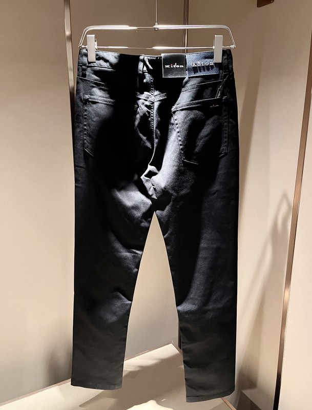 Kiton 남성 프리미엄 캐주얼 슬림핏 롱팬츠 001-216072
