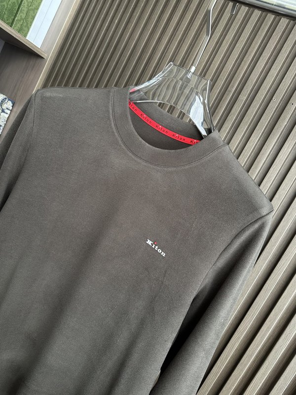 Kiton 웜진저 텐셀 드론 가을 겨울 티셔츠 001-216104
