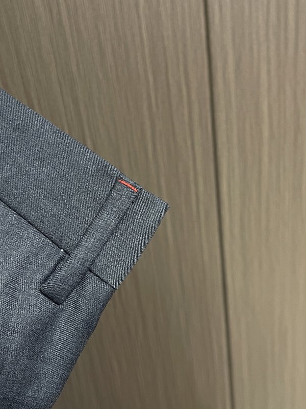 Kiton 빈티지 캐주얼 슬림핏 남성 정장 바지 001-216138