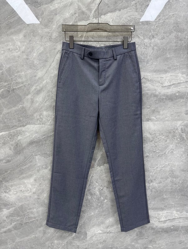 Kiton 남성 자수 로고 심플 캐주얼 정장 바지 001-216142
