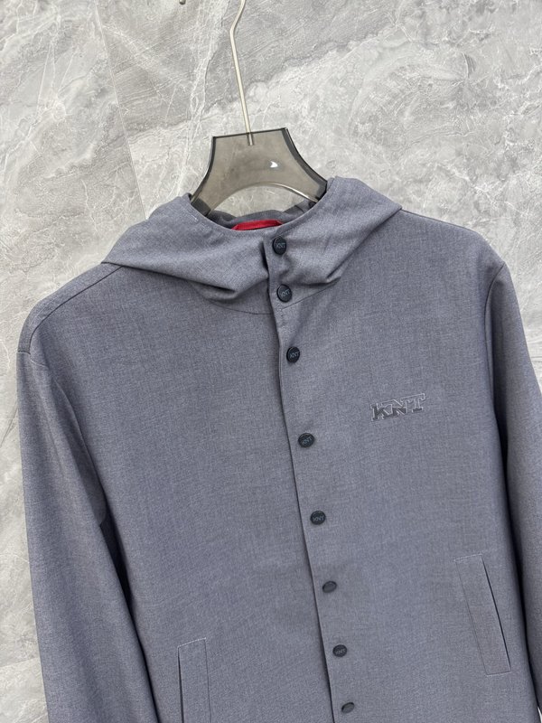 Kiton 비즈니스 심플 후드 자켓 001-216143