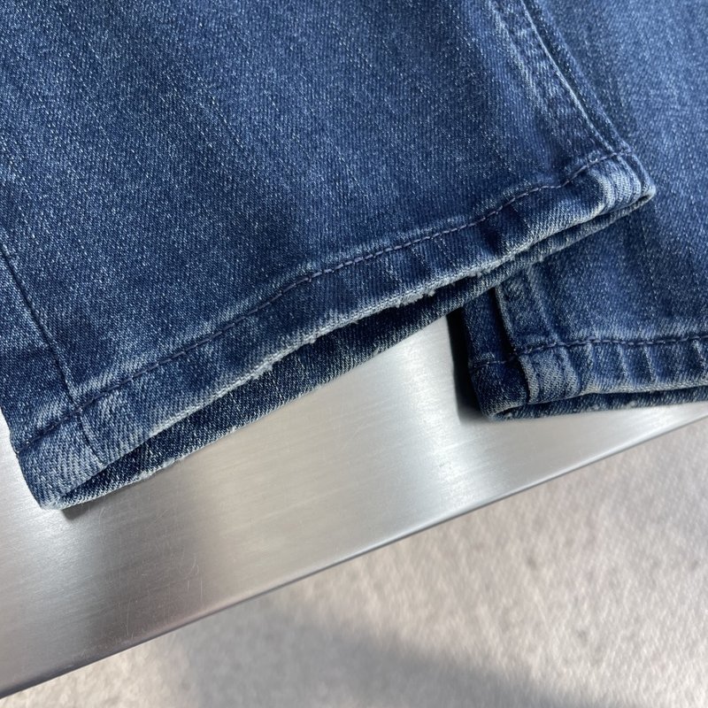 Kiton 남성 클래식 스트레치 데님 팬츠 001-216158
